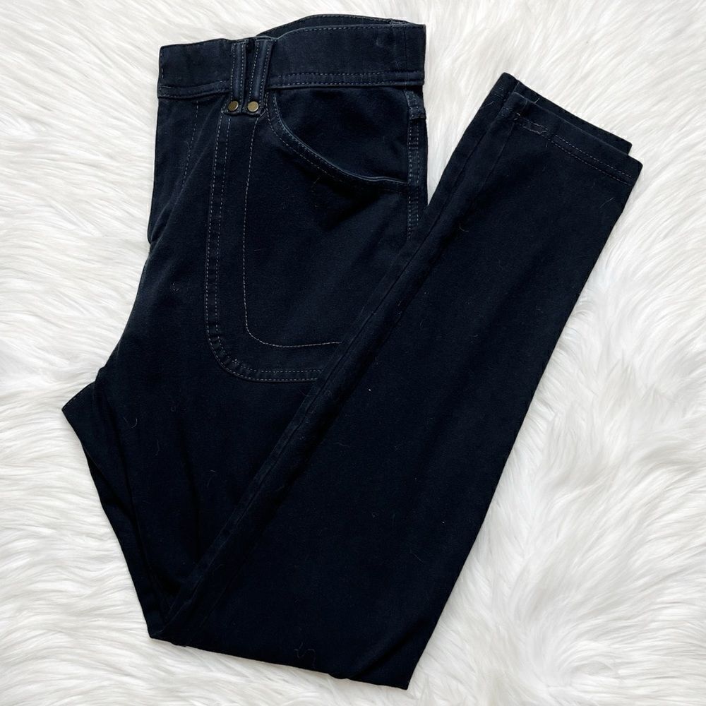 Terre Bleue Mid Rise Jegging Black Size 6